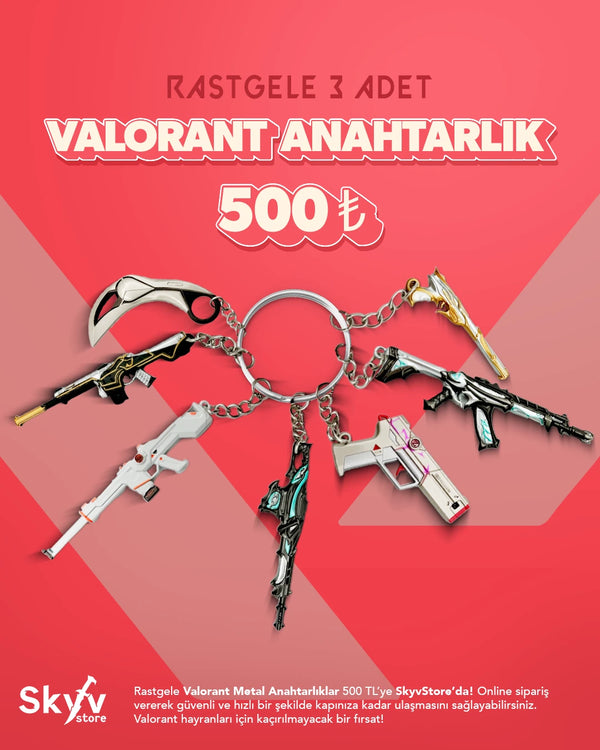 Valorant Rastgele 3 Adet Anahtarlık